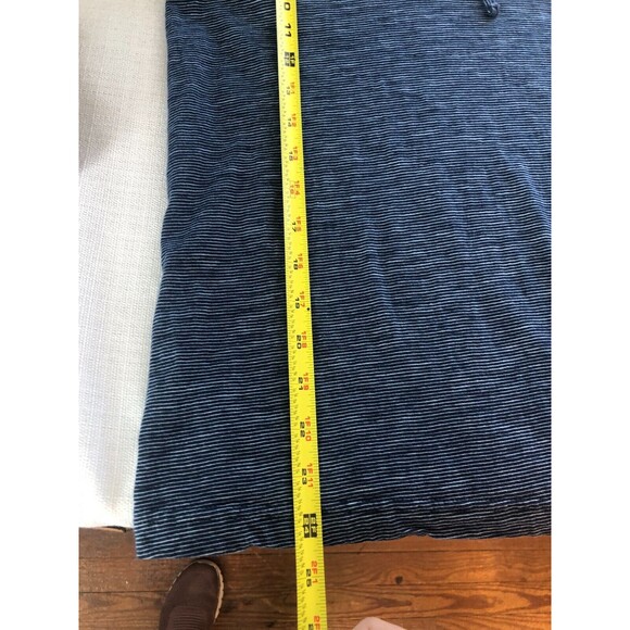 Denim And Flower Ricky Singh Women’s Size Small Blue Striped Hoodie "Have Faith" - Picture 8 of 9